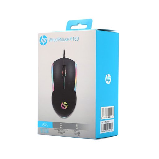 M160 BLACK-OUT HP GAMER                                                     | MOUSE GAMER HP M160 ALAMBRICO USB RGB OUTLET                                                                                                                                                                                                              